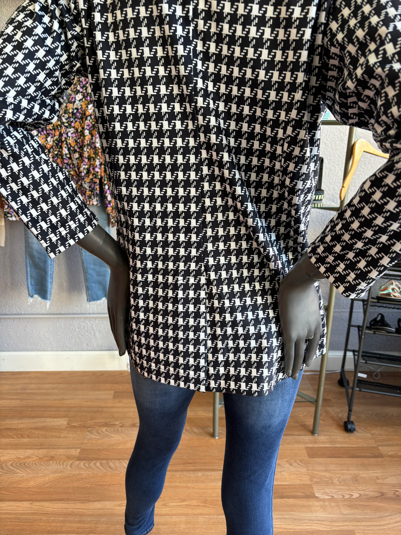 Houndstooth Blazer